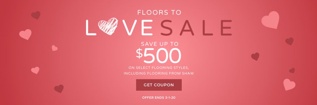 Floors to love sale banner | Bram Flooring