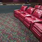 Comfortable couch on carpet | Bram Flooring