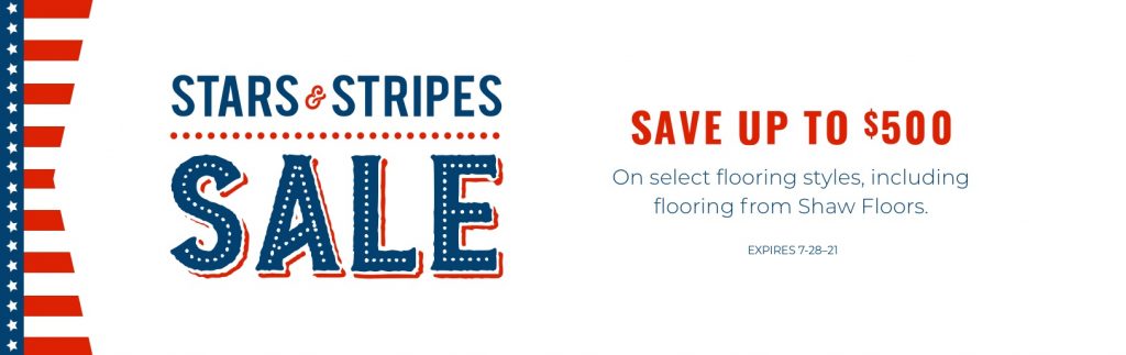 Stars & Stripes Sale | Bram Flooring